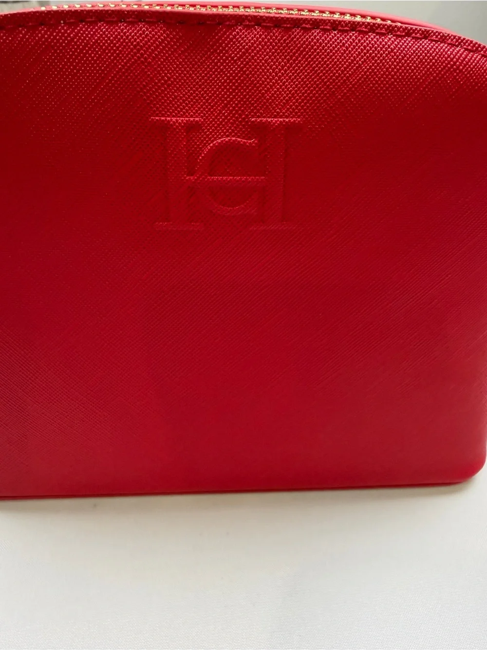 Carolina Herrera Red Makeup Bag Cosmetic Pouch